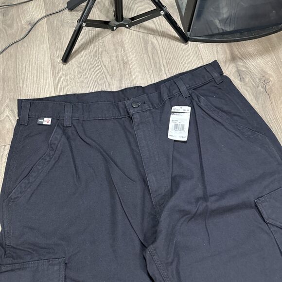 Carhartt FR Fire Resistant Canvas Cargo Pants Mens 42x32 FRB240-BLK NWT NEW - Picture 3 of 7